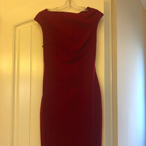 Zara Red Midi Dress, Size S